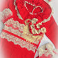 Ela Red Romper & Bow set