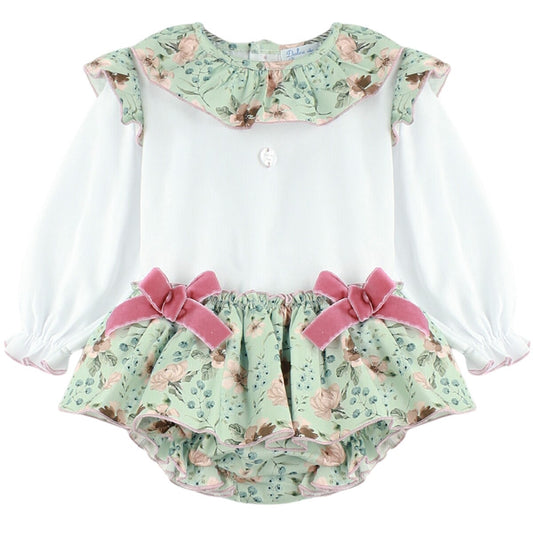 Holanda blouse & bloomer set (12m-5y)