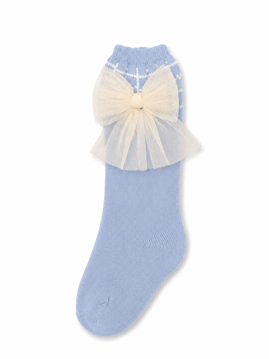 Rahigo Baby Blue & Creams socks