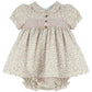 Roses smocked dress & knicker set (3m-4y)