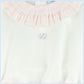 Baby Pink Check blouse & bloomer set (3m-48m)