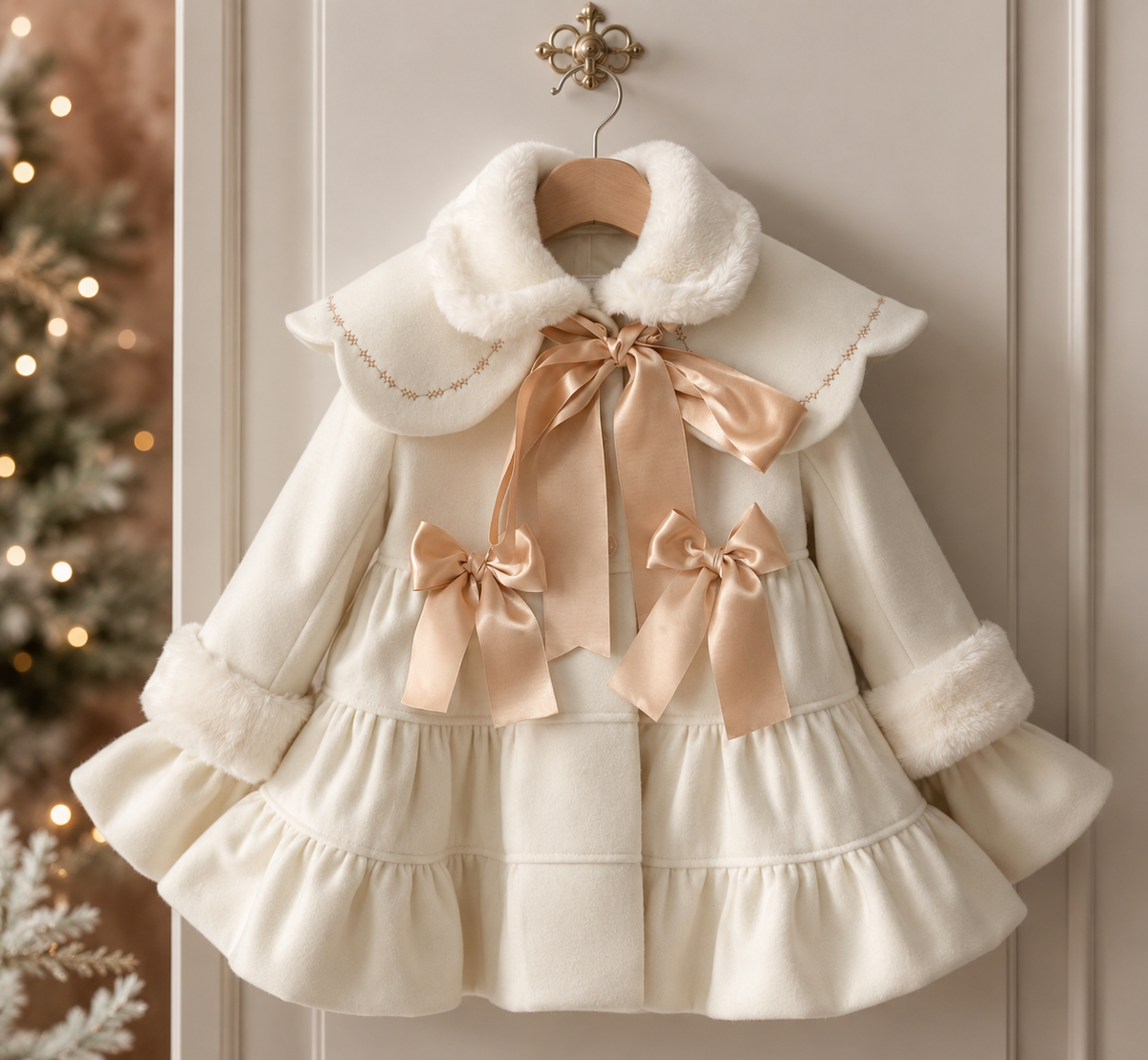 Sonata Coat, detachable cape & beret