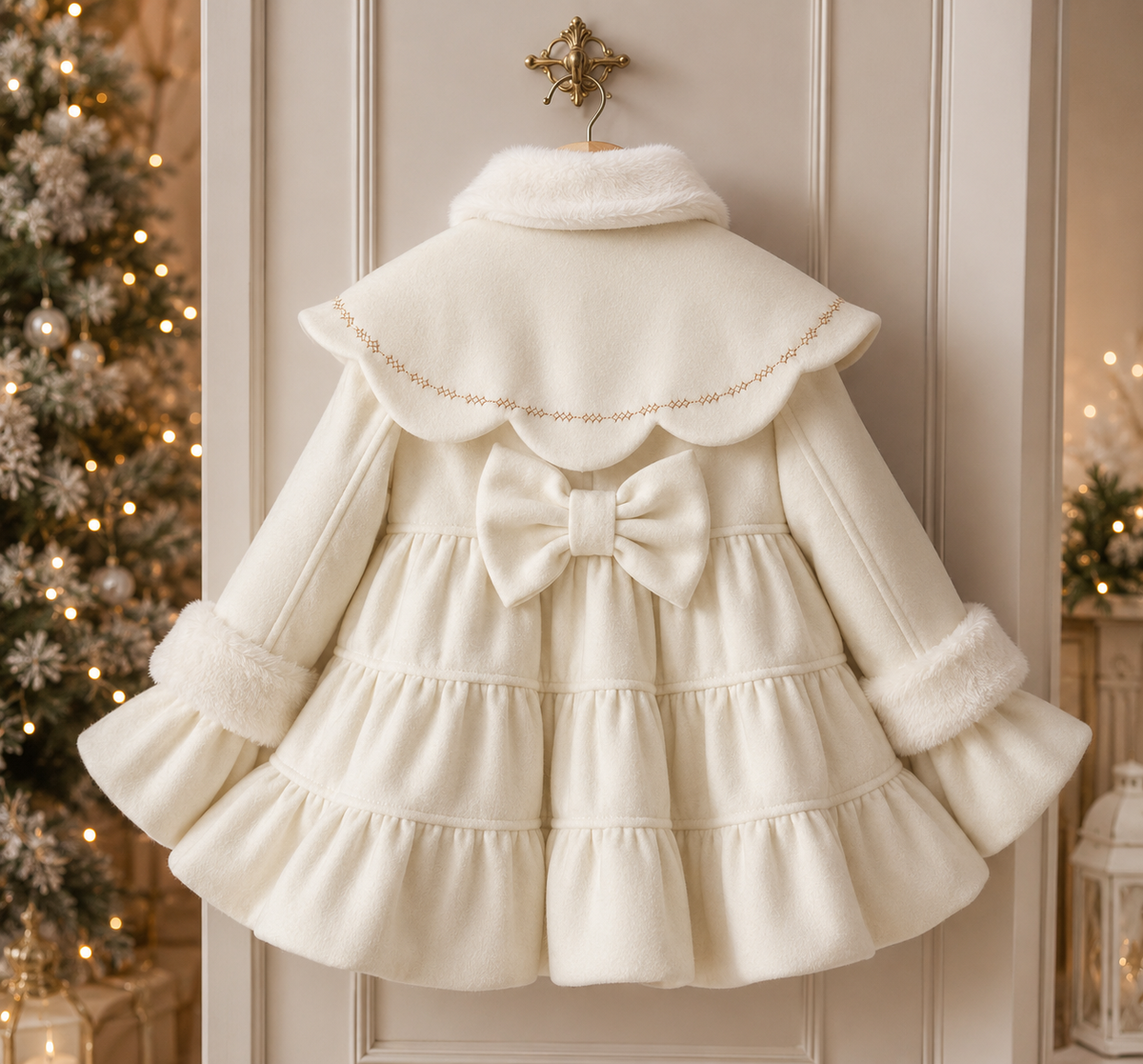Sonata Coat, detachable cape & beret