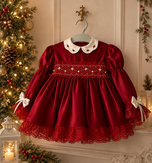 Sonata Christmas Velvet Smock