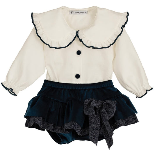 Halny Blouse and Bloomer Set