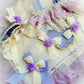 Ela Lilac romper & bonnet set