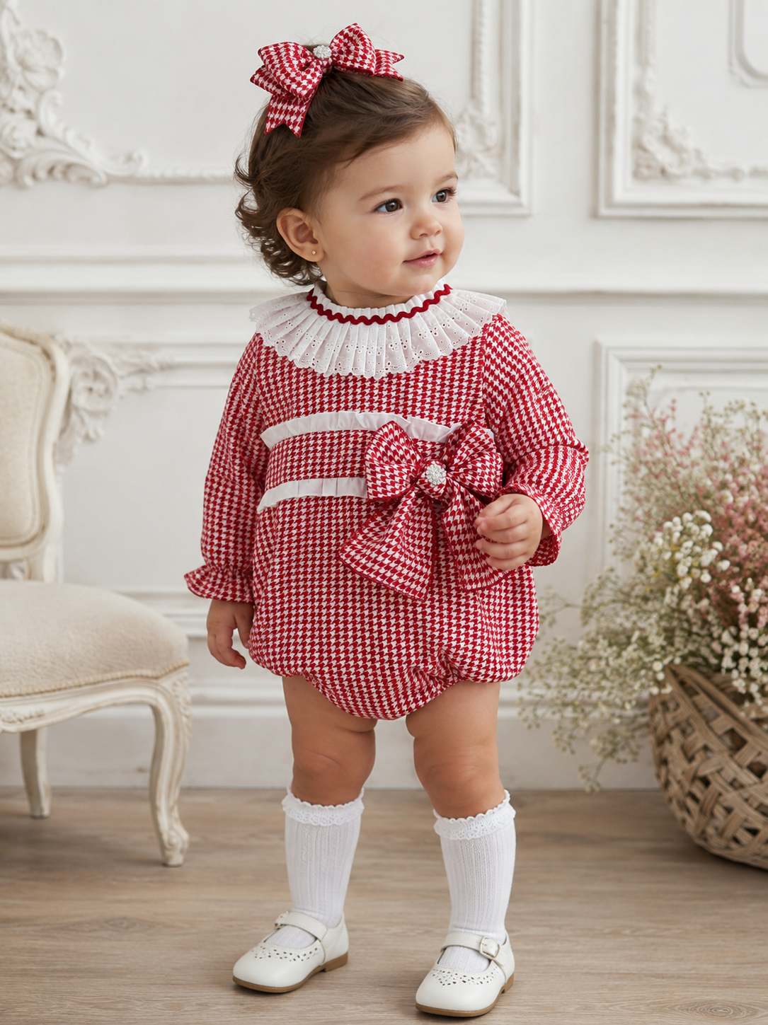 Diamonte Red Romper