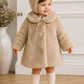 Faux fur coat & bonnet