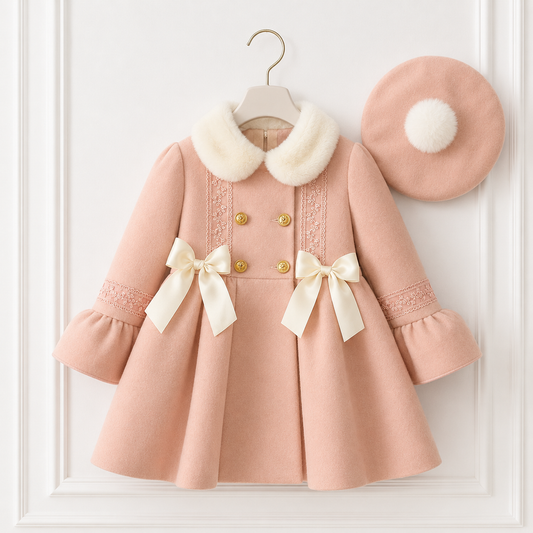 Sonata Pink Coat & beret