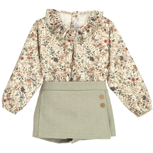 Bise Skort & Blouse set