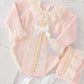 Ela knitted romper set