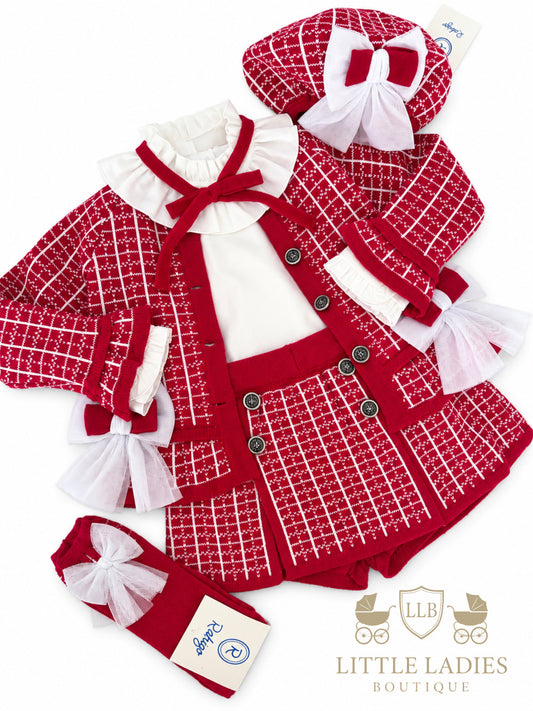 Rahigo Red & White 3 Piece set