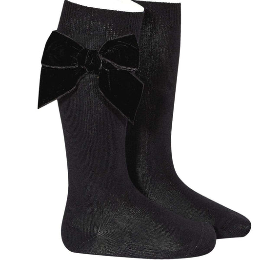 Condor velvet black  socks