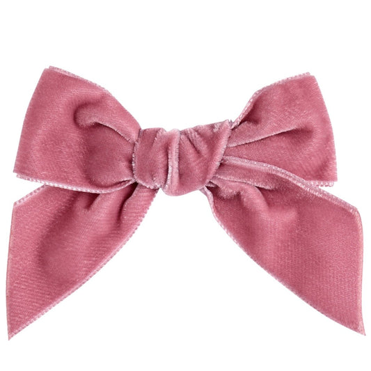 Condor Dusky Pink Velvet hair clip