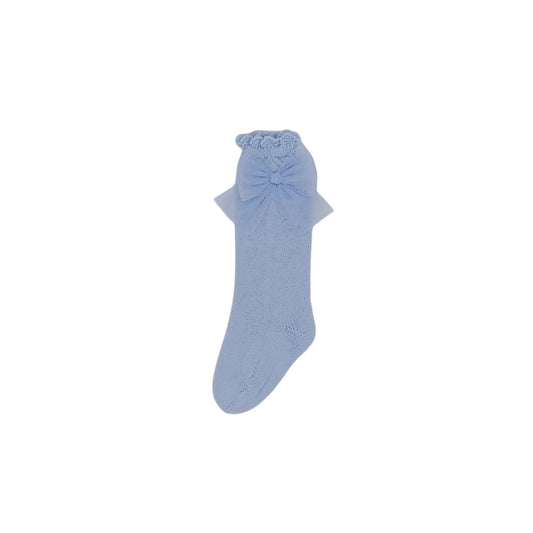 Cotton Candy Blue Socks
