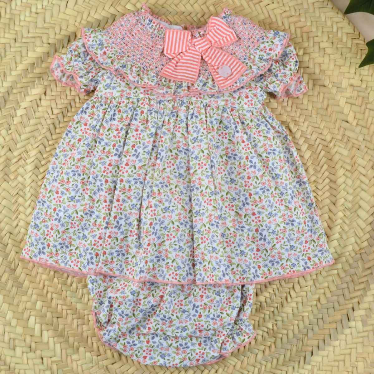 Coral Dress & Knicker set