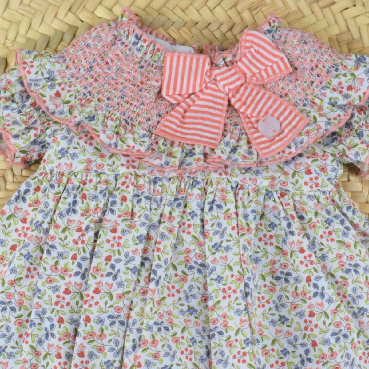 Coral Dress & Knicker set