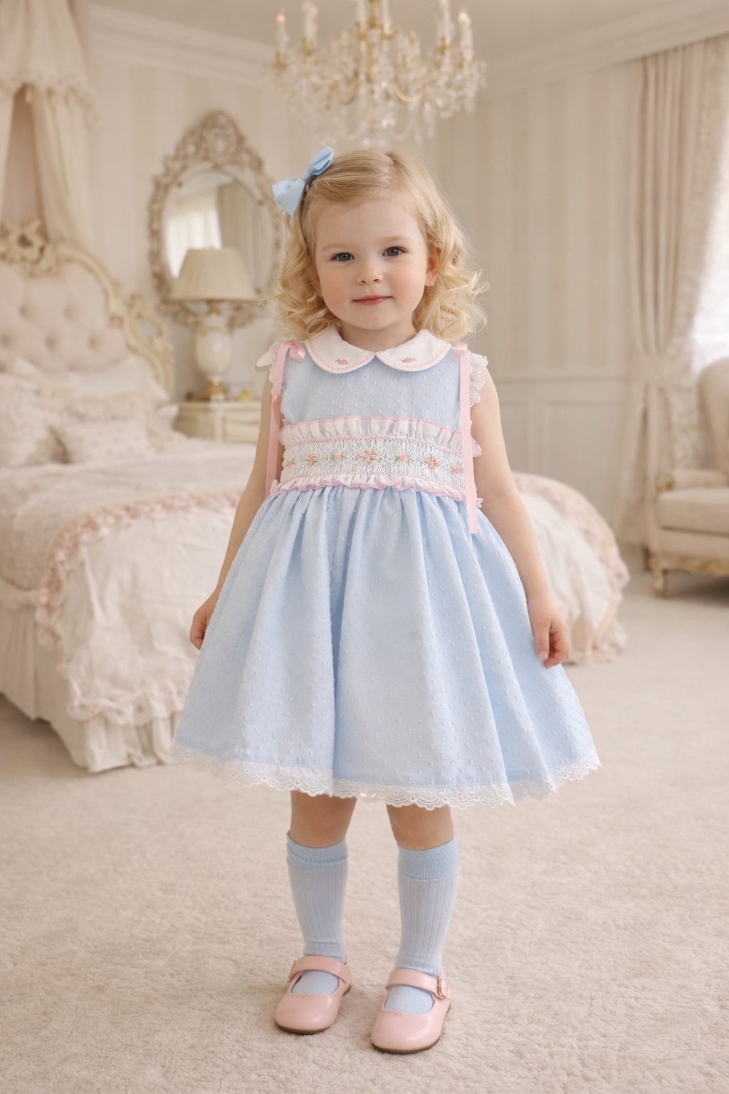 Abigail Smocked Puffball