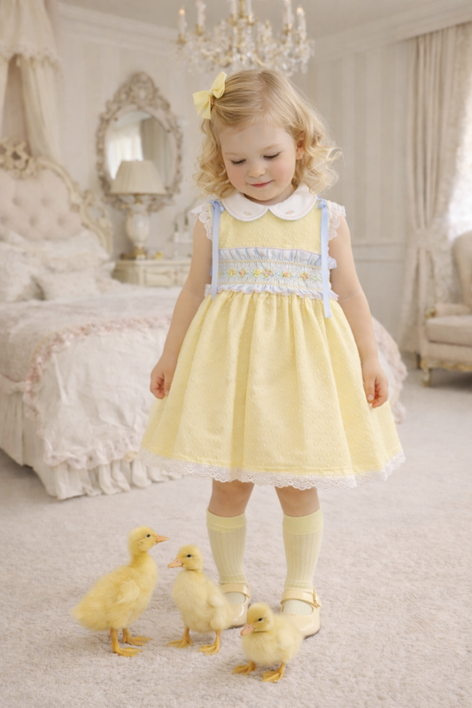 Abigail Easter Smocked Puffball