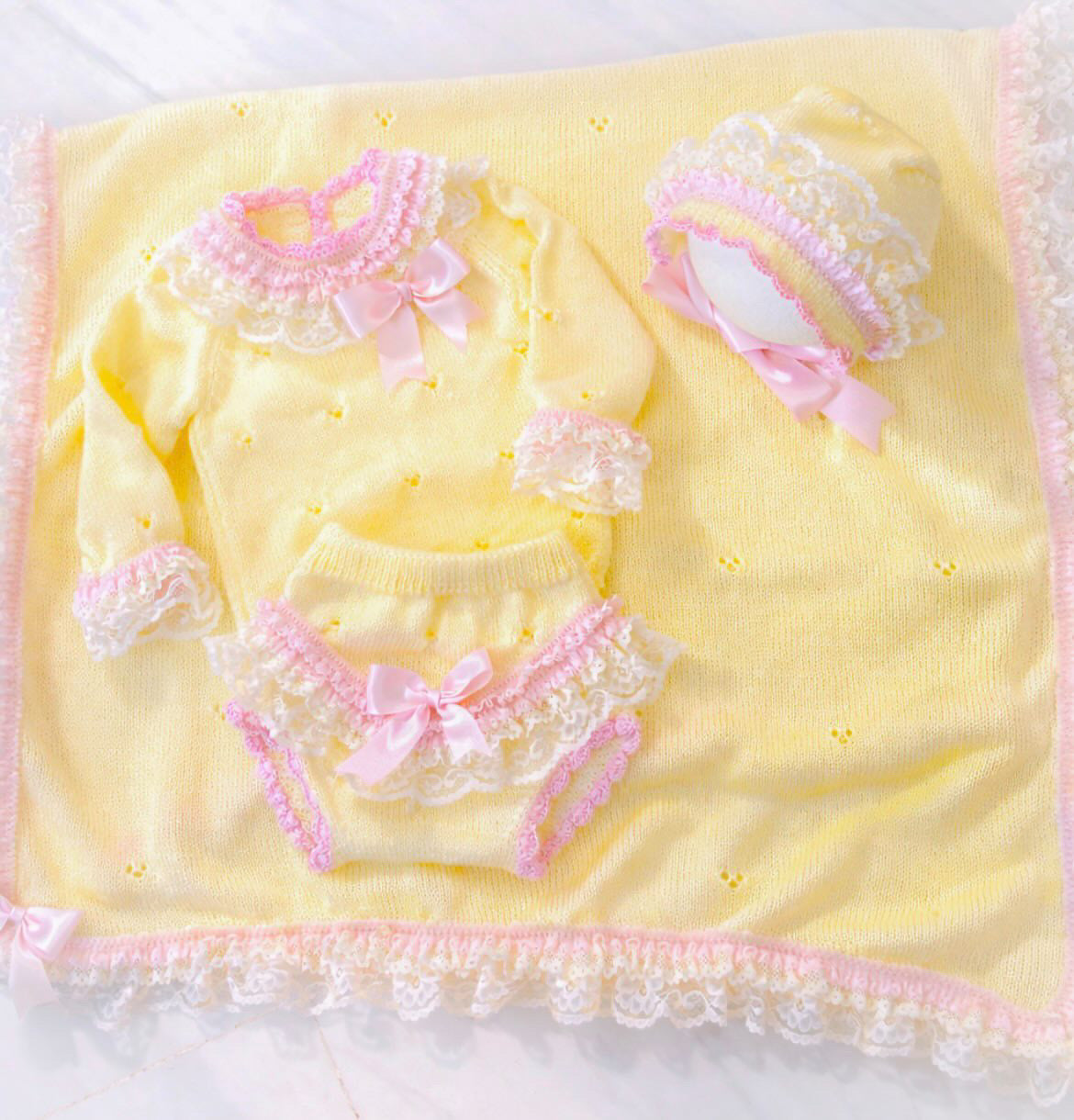 Ela Easter knitted 3 piece set