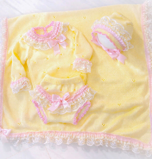 Ela Easter knitted 3 piece set