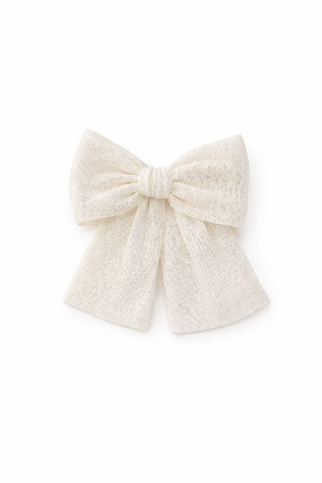 Rahigo Cream tulle bow
