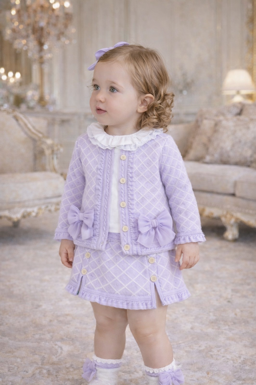 Rahigo Diamond Lilac 3 piece set 5-10 years