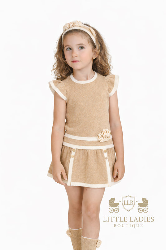 Teddy Two piece skorts set 5-10 years