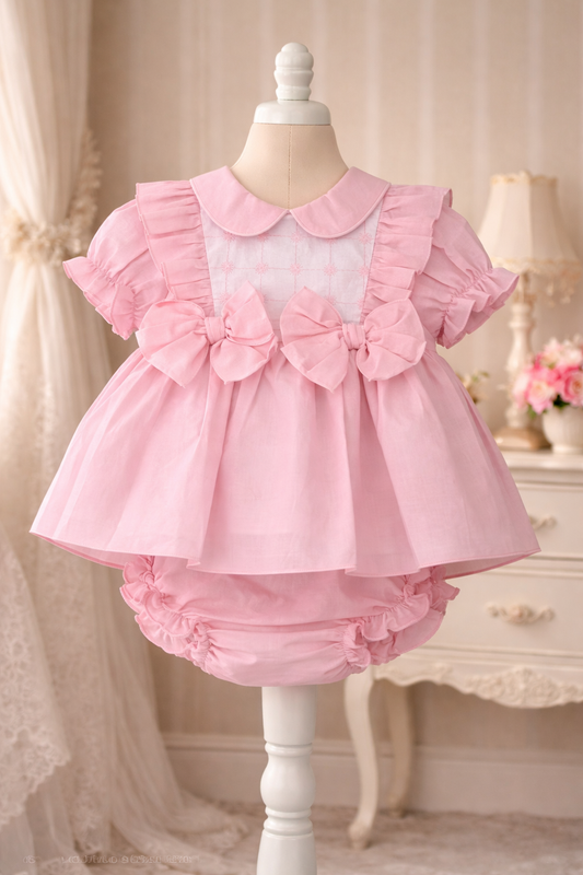 Pink Beau Dress & Knicker set