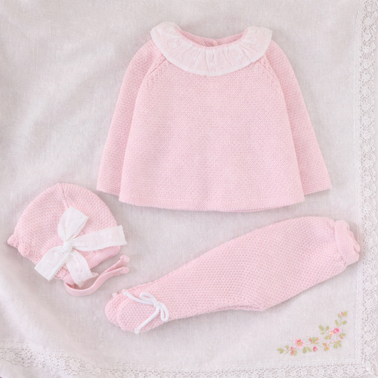 Minerva 3 piece long knitted set