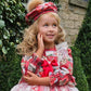 Christmas print beret