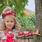 Christmas print beret