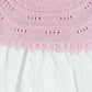 Dusky Pink Knitted Dress set