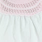 Baby Pink Knitted Dress set