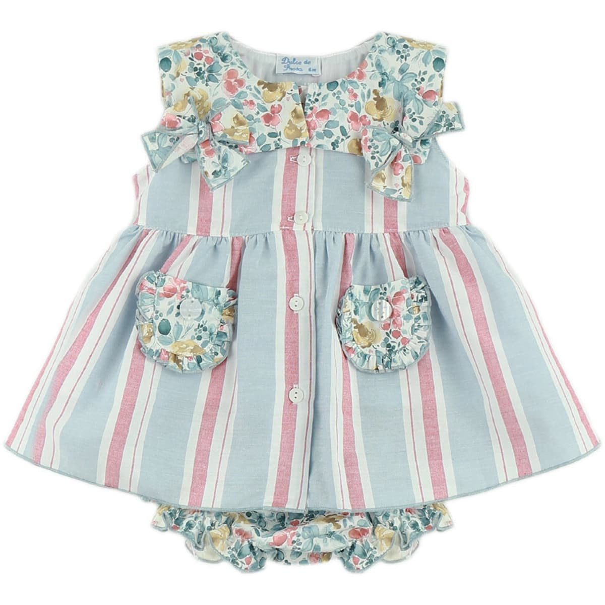 Azul en Flor Dress & Knicker set