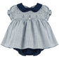 Navy Dress & Knicker set