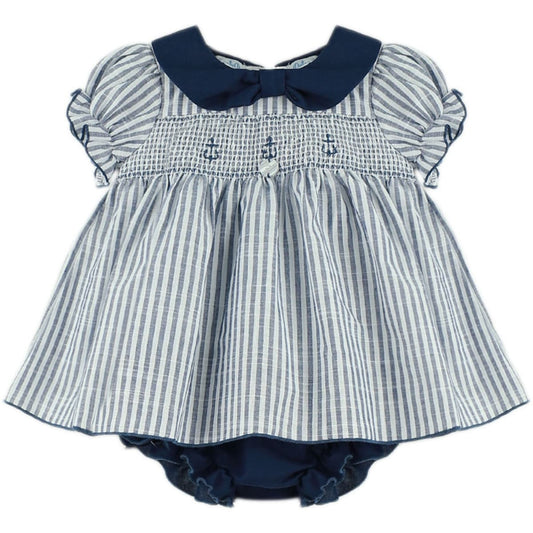 Navy Dress & Knicker set