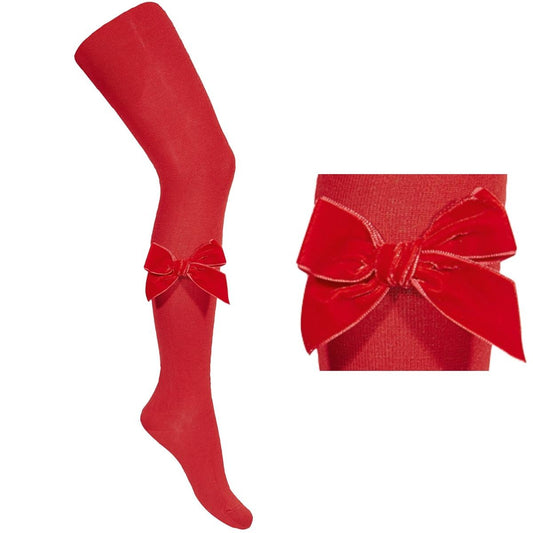 Condor velvet red tights