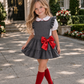 Little Ladies Ruffle Pinafore