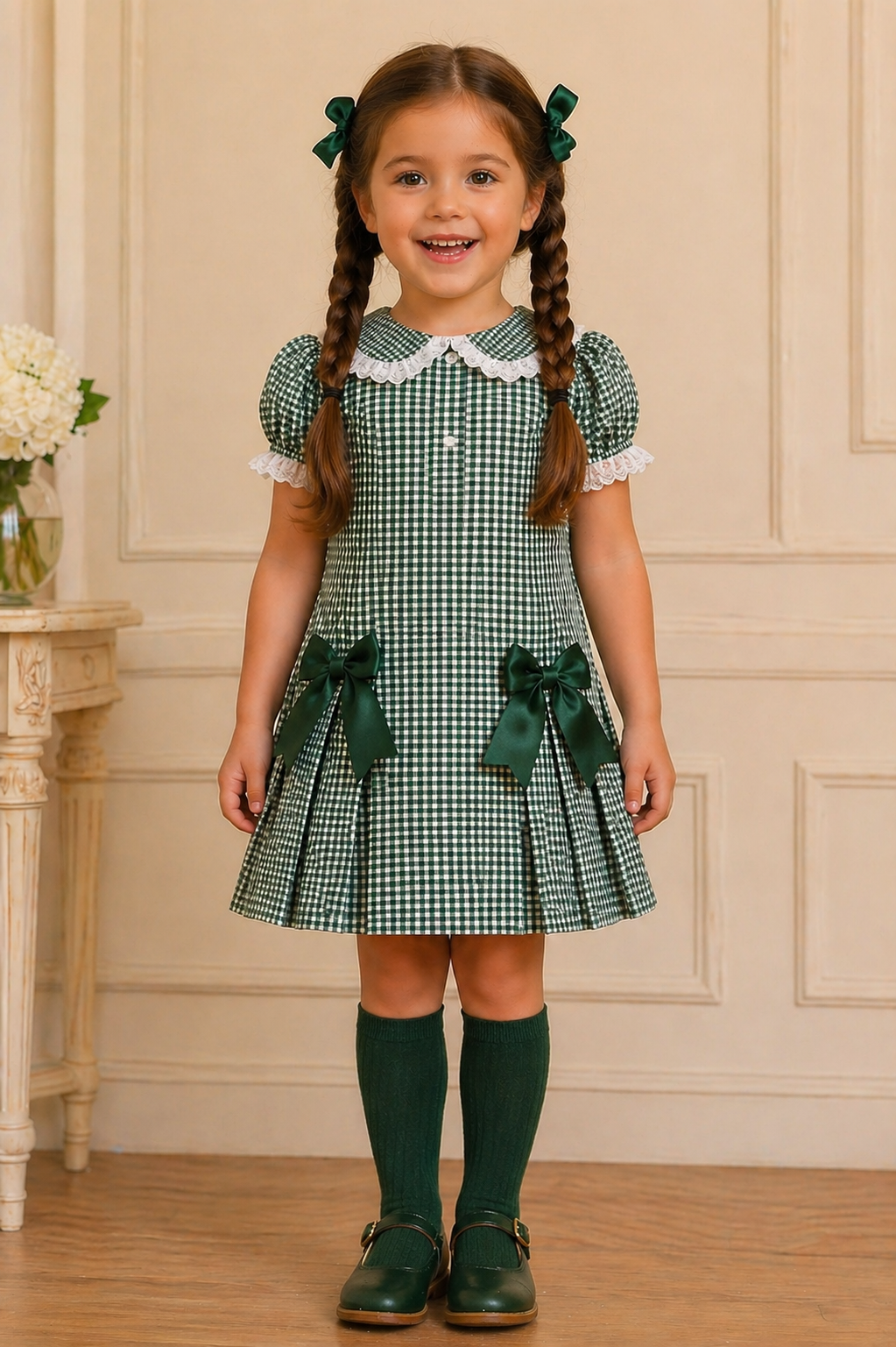 Pleated School Dress