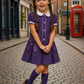 Winter Pleated School Dress