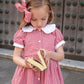 Summer school dress & Bow