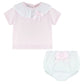 Baby Pink Knitted two piece set