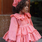 Ela Peach Coat set