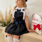 Pleated skirt Pinny
