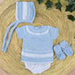 Perle 4 Piece Set Baby Blue