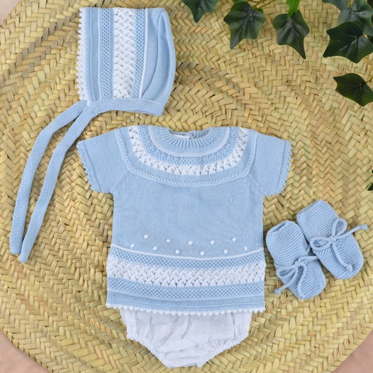 Perle 4 Piece Set Baby Blue
