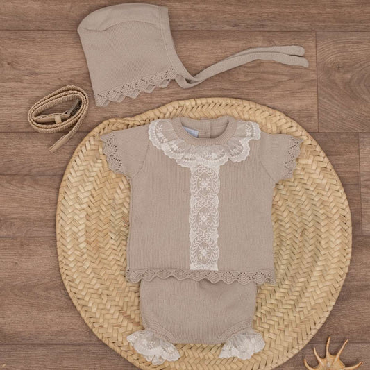 Venus Stone 3 Piece knitted set