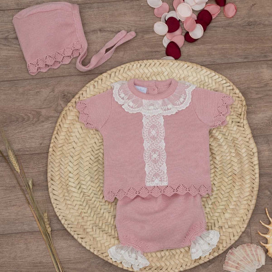 Venus Dusky Pink 3 Piece Set