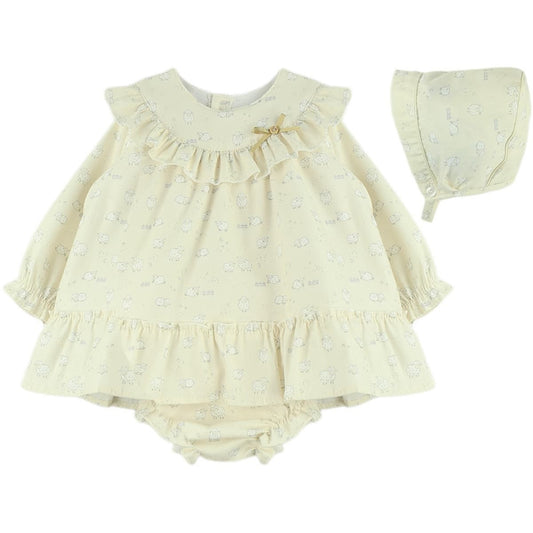 Cream Lamb 3 Piece Set